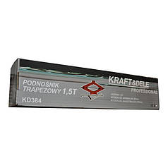 Механічний автомобільний домкрат 1,5 Т Kraft&Dele KD384 ромбоподібний автомобільний домкарт