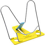 Підстава для книг та підручників металева з пластиковою основою / "Irbis" №1 / Бордова, фото 4