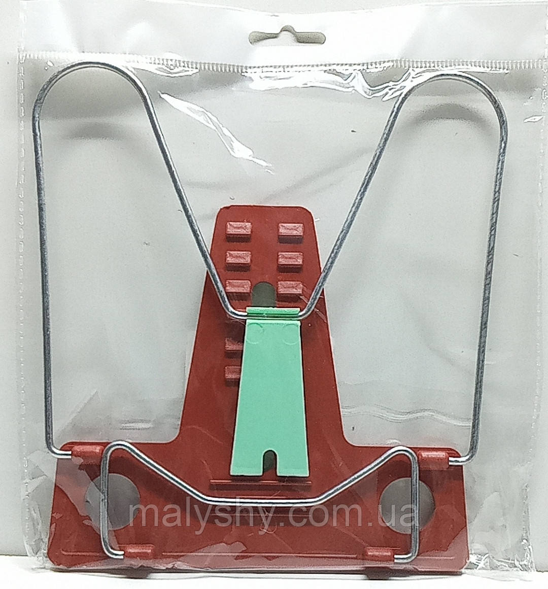 Підстава для книг та підручників металева з пластиковою основою / "Irbis" №1 / Бордова, фото 1