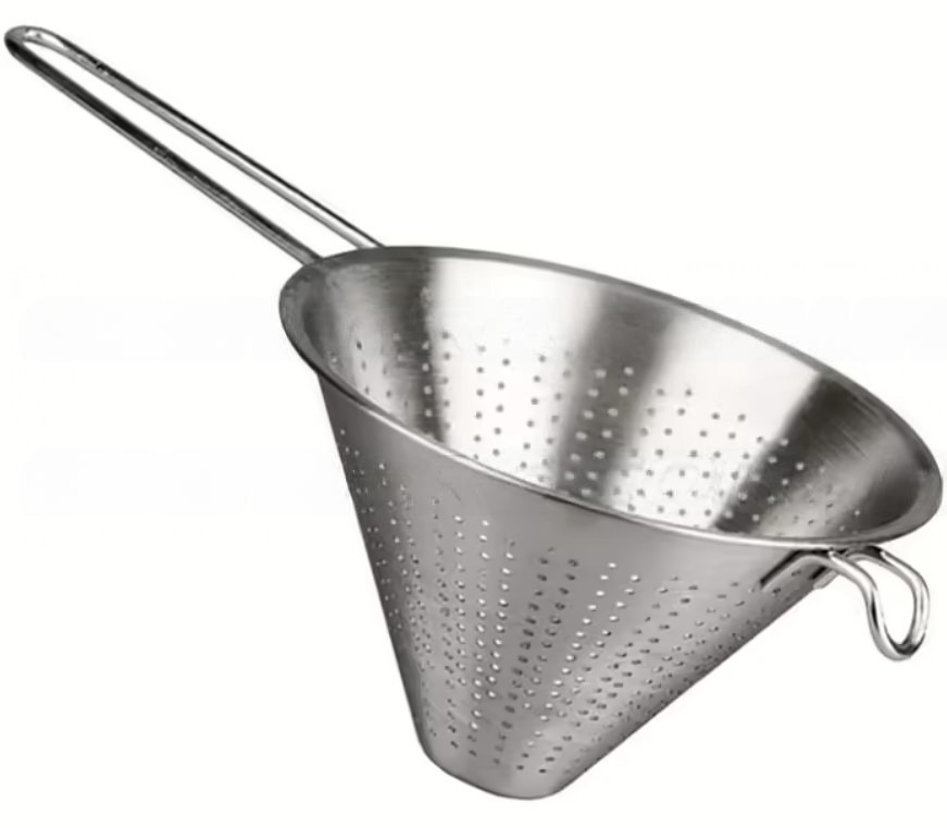 Друшляк сито конічний із неіржавкої сталі 25x21 см. EB-18102, фото 1
