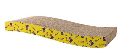 Кігтеточка картон Хвиляста Тріумф 21х44,5х4 см, фото 1