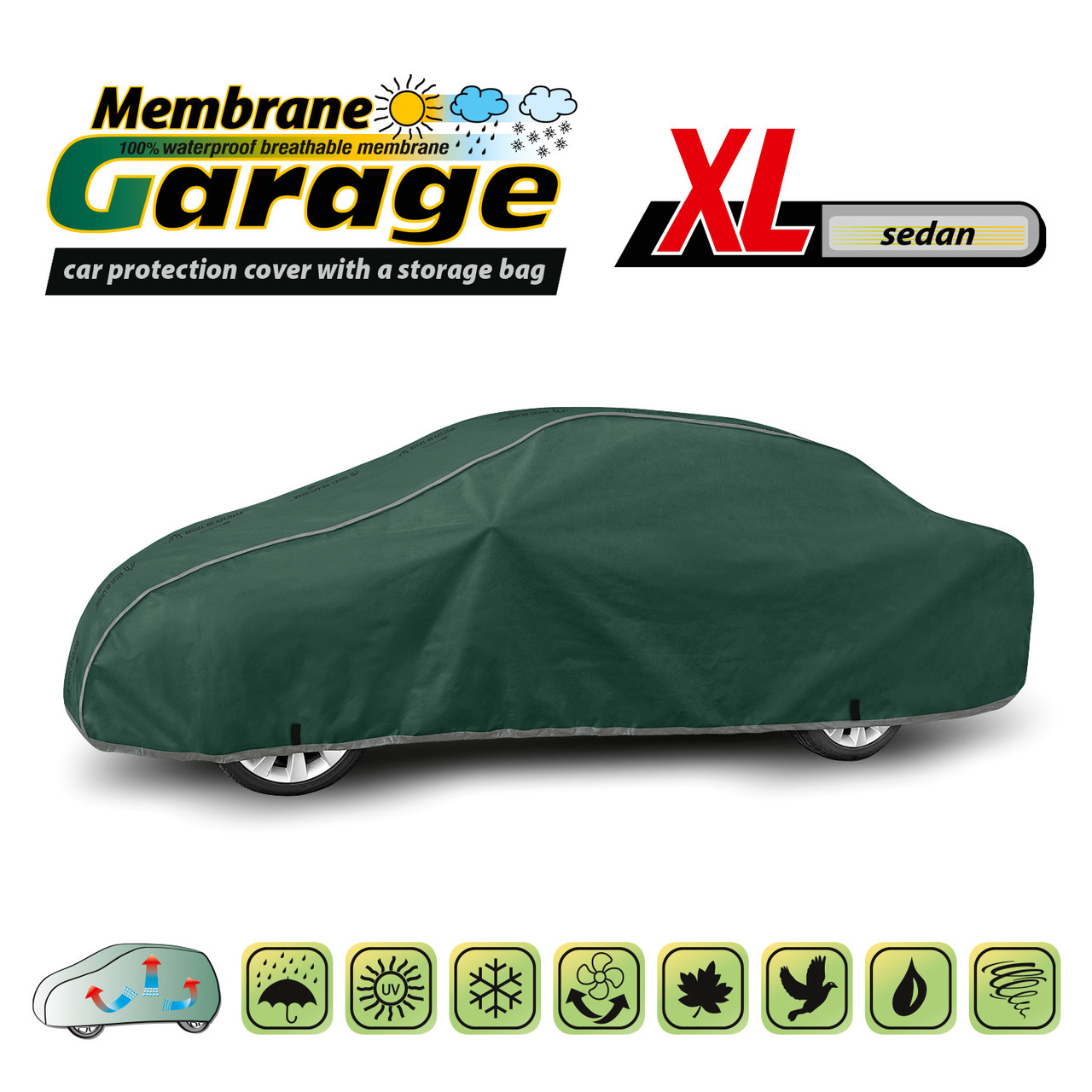 Чохол тент для автомобіля Membrane Garage розмір XL Sedan ОРИГІНАЛ! ОФІЦІЙНА ГАРАНТІЯ!