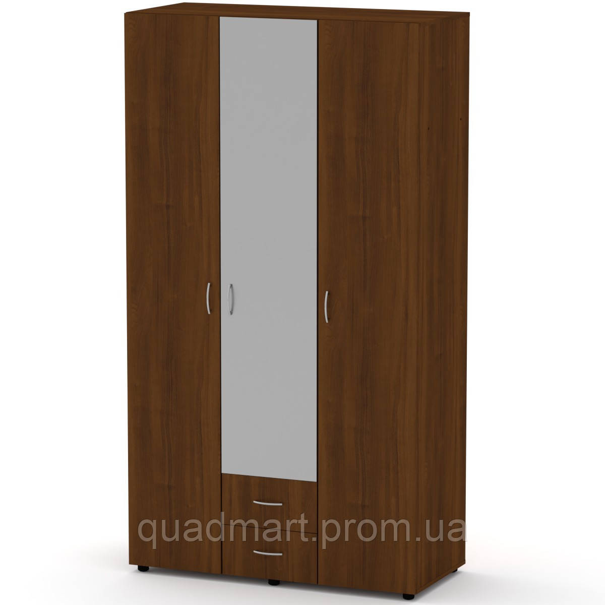 Шкаф с распашными дверями Компанит Шкаф-6 орех экко QM, код: 6540709 ...