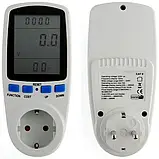 Ватметр Intertek cat 2 (CATII) побутовий, цифровий вимірювач потужності, портативний лічильник електроенергії, фото 3