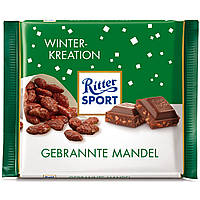 Шоколад Ritter Sport Gebrannte Mandel (Риттер Спорт миндаль в карамели), 100 г