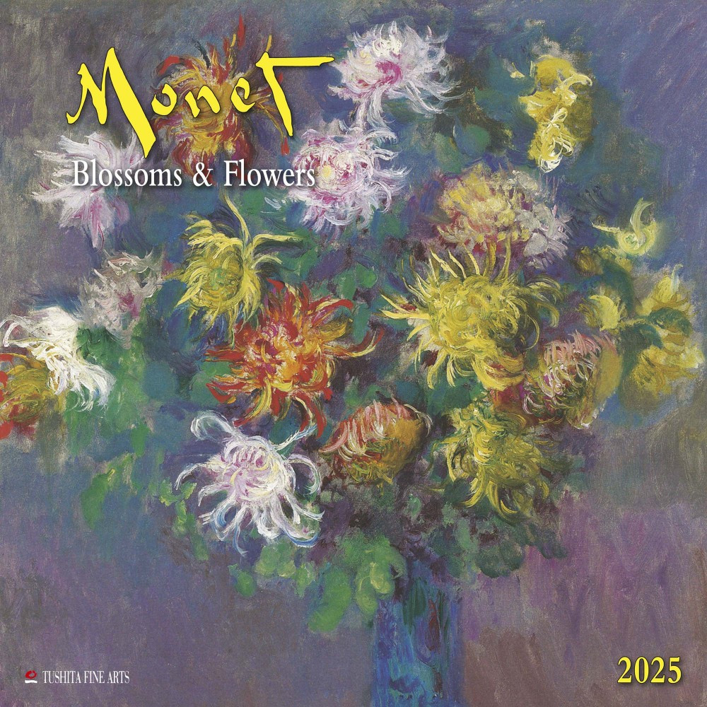 Настінний календар 2025 рік. Claude Monet - Blossoms & Flowers 2025, фото 1