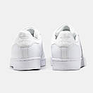 Кросівки чоловічі білі Adidas Superstar Triple White (16020), фото 6