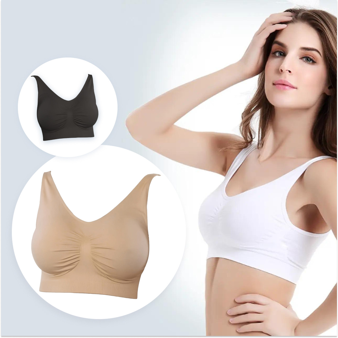 Коригуючий безшовний бюстгальтер Ahh Bra