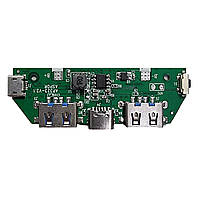 Плата заряда Power Bank модель A323 (input - Micro USB+Type-C / output - 2 USB)