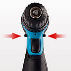 Шуруповерт акумуляторний 12V з набором інструментів + 2 акумулятори / Дриль-шуруповерт з набором біт і свердел, фото 6