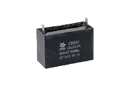 Конденсатор CBB61 20 мкФ, 450 В, Jyul (прямокутний, клеми)