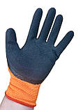 Рукавички Jurav піна м'яка Lugolaf (помаранчева), 9 розмір 12пар/уп, фото 2
