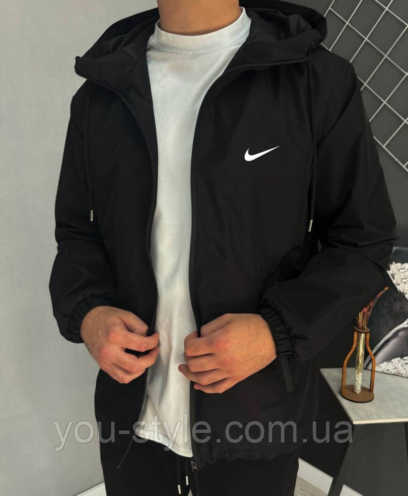 Куртка вітрівка Nike чорна RD385