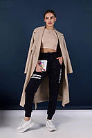 Спортивні штани унісекс із написами чорні