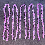 Декоративна гліцинія нитка 200 см рожева, фото 2