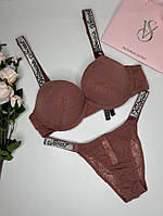 Комплект Victoria's Secret 18870 бежевий kk060