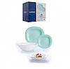 Столовий сервіз Carine Light Turquoise&White 19 предметов Luminarc P7627, фото 2
