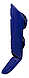 Захист гомілки та стопи для кікбоксингу Adidas Super Pro Shin Instep Guards WAKO (WAKOGSS11) Blue XXS, фото 2