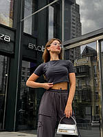 Кроп-топ Reload - Neat, графіт