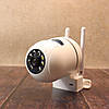 Вулична IP камера NJ PRO + Подарунок ДБЖ для камери BBU15-DT / Поворотна WIFI камера спостереження, фото 7