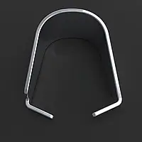 Тримач ланцюжка військового жетона неіржавка сталь