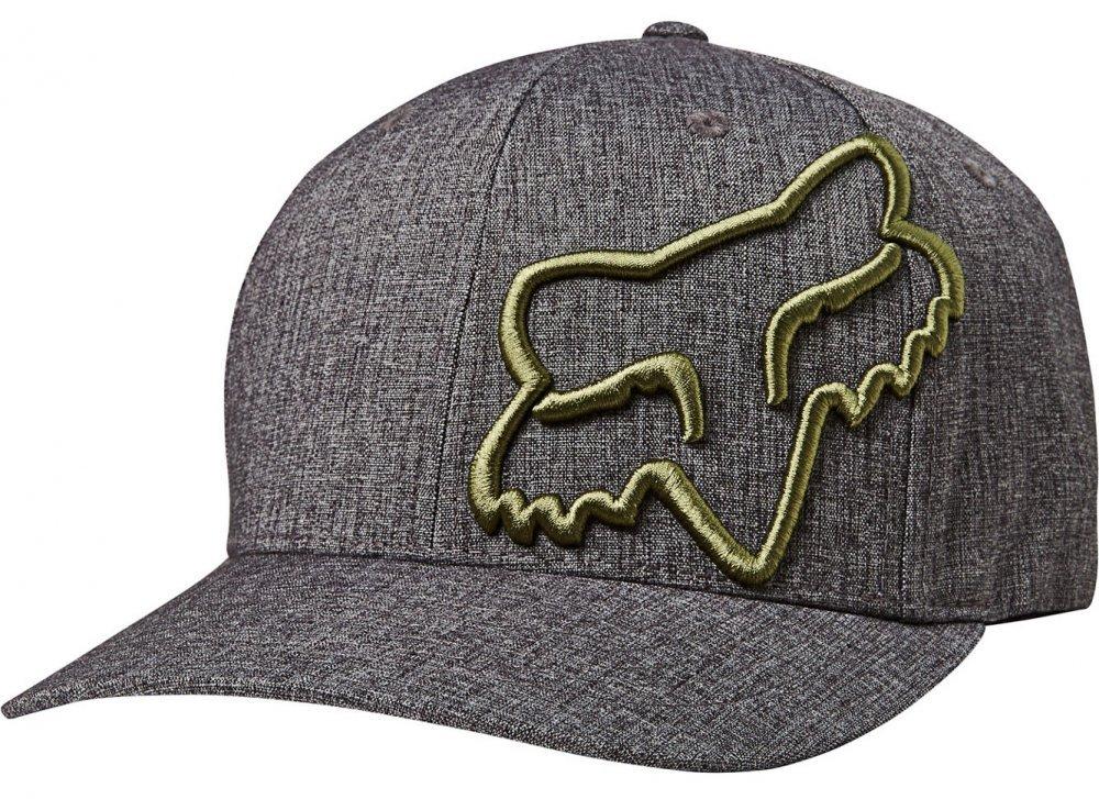 Кепка FOX CLOUDED FLEXFIT HAT [Heather Black], S/M