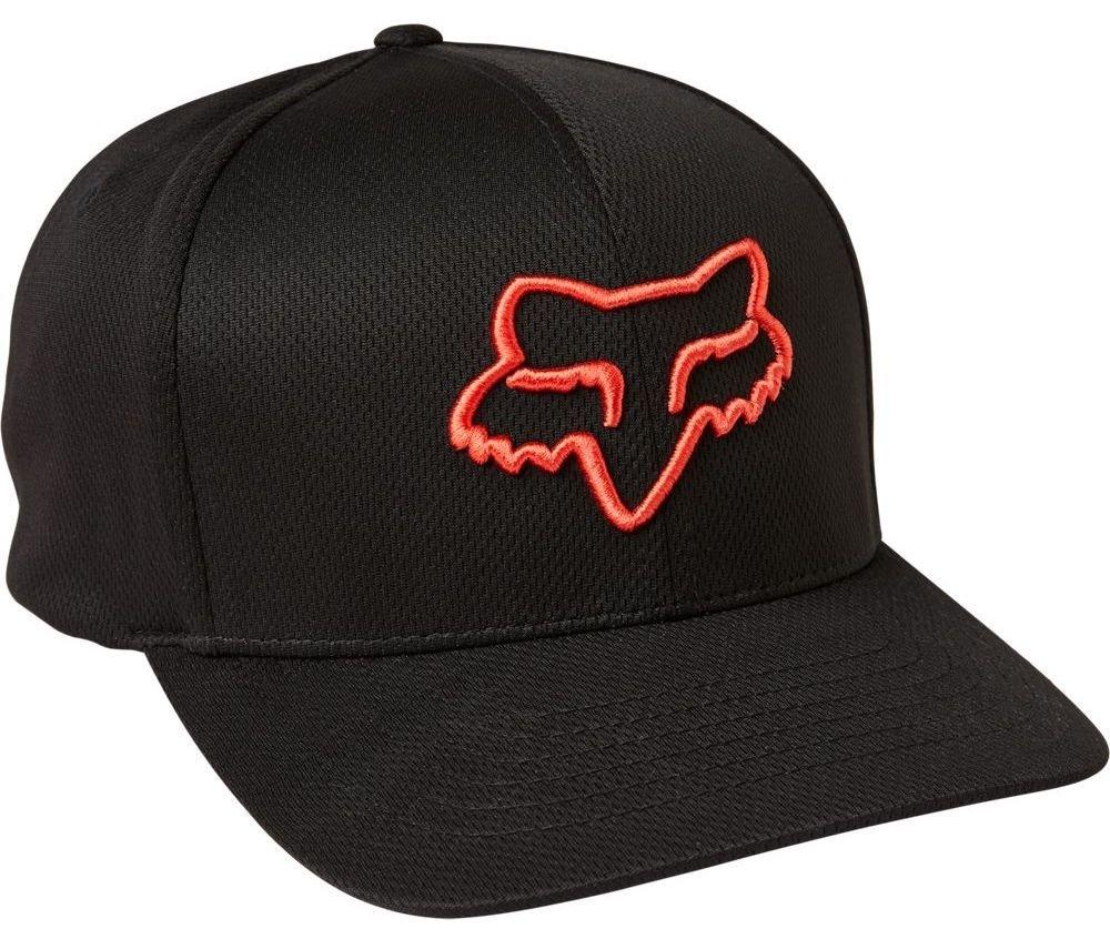Кепка FOX LITHOTYPE FLEXFIT 2.0 HAT [Black/Red], L/XL