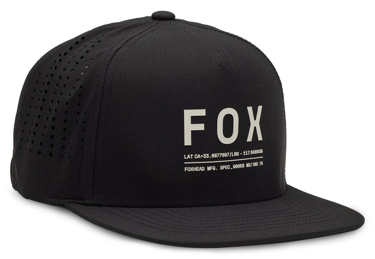 Кепка FOX NON STOP TECH SNAPBACK HAT [Black], One Size