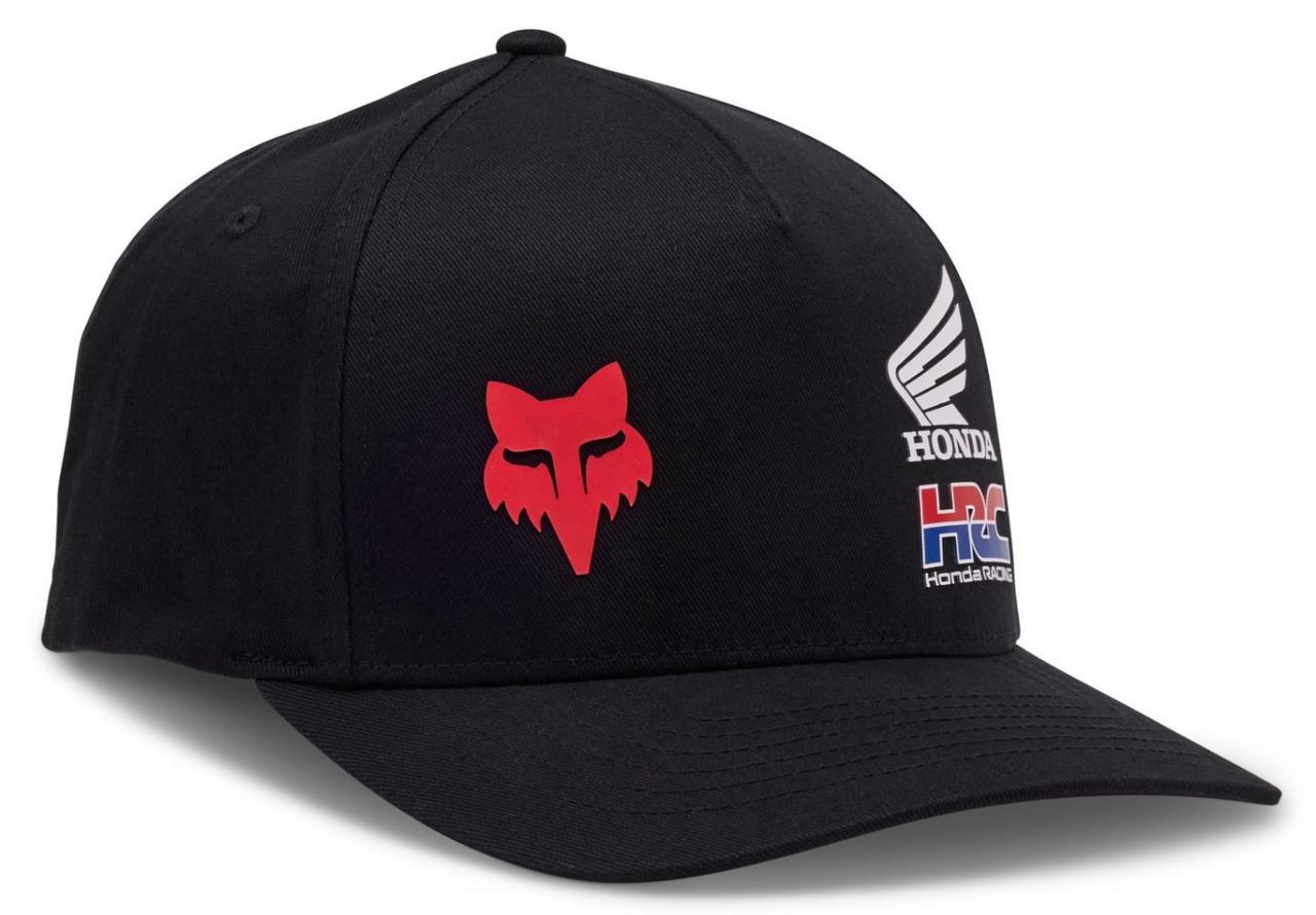 Кепка FOX X HONDA FLEXFIT HAT [Black], L/XL