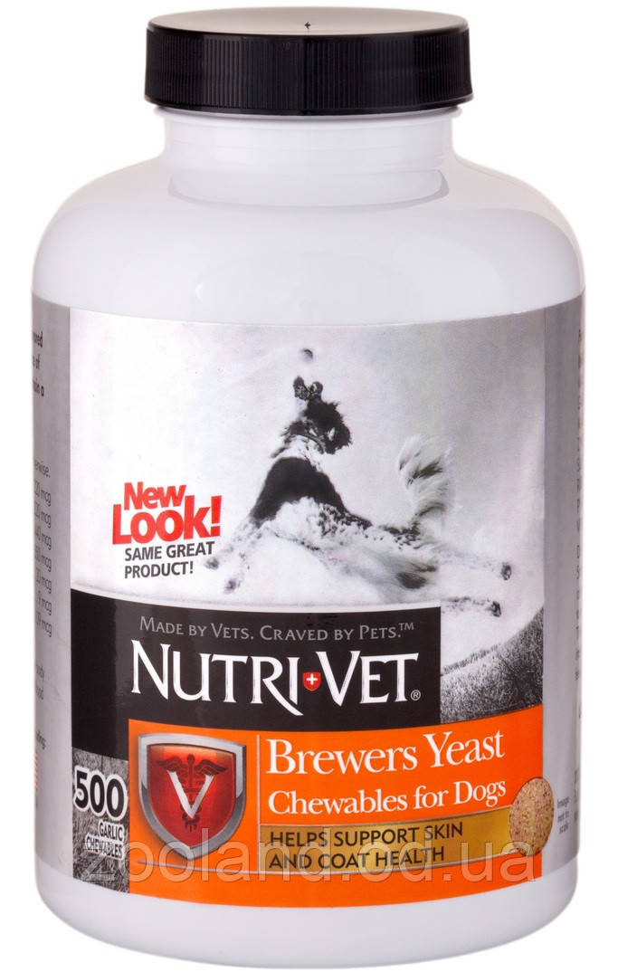 99900 Nutri-Vet Brewers Yeast Комплекс для шерсті, 500 шт.