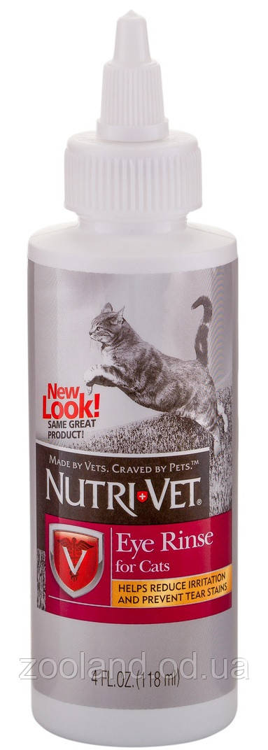 89416 Nutri-Vet Eye Cleanse Глазурні краплі для котів, 118 мл