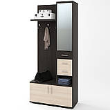 Передпокій із дзеркалом Рів'єра Дуб сонома (90х38х200) Еверест, фото 5