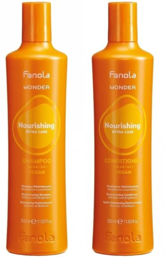 Реструктуризуючий набір для волосся Fanola Wonder Nourishing шампунь 350 мл та кондиціонер 350 мл