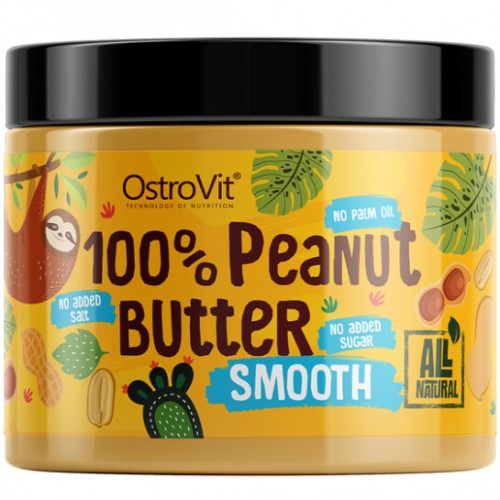 Арахісове масло 100% Peanut Butter OstroVit 500 g Smooth