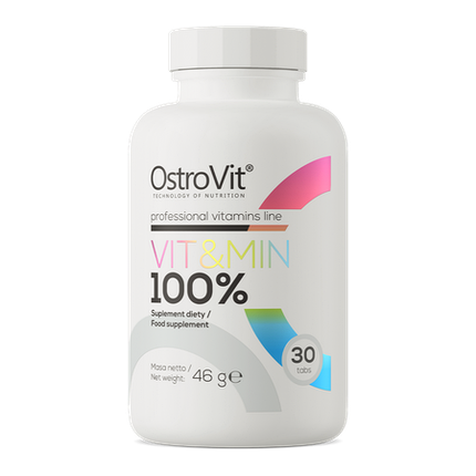 100% Vit&Min OstroVit 30 tabs, фото 1