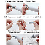 Автоматичний ластик білого кольору TENWIN зі змінними запасними гумками, фото 6