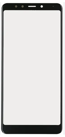 Скло корпусу для Xiaomi Redmi 5, чорне, з OCA-плівкою, фото 1