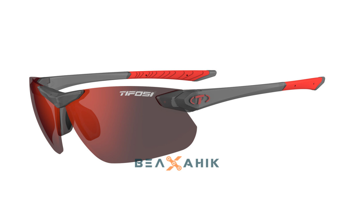 Окуляри Tifosi Seek FC 2.0 Satin Vapor лінзи Smoke Red Mirror 15%, фото 1