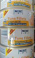 Tuna Fillets тунець в рослинній олії 750г Nixe Німеччина