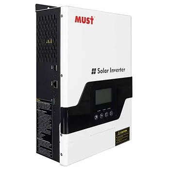 Багатофункціональний гібридний інвертор MUST PV18-1512VPM на 1500W зі струмом заряду 10/20A 160-275V, MPPT
