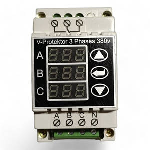 Реле контролю мережі 3-фазне на DIN-рейку
