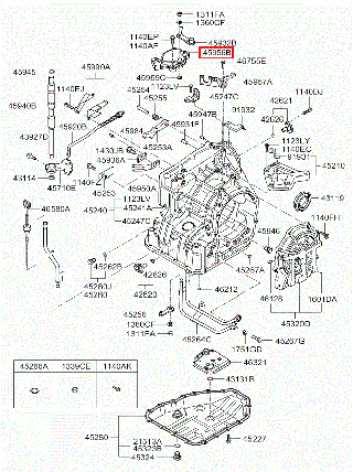 Датчик положення селектора АКПП Accent Ceed Rio Soul MOBIS 4270023000, фото 2
