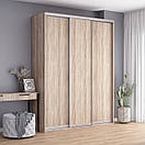 Шафа Купе (3) Шир від 1800 до 2100 мм., Вис 2400 мм., Гл 600 мм., фото 2