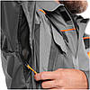 Костюм робочий захисний чоловічий AURUM Grey 24 (Куртка + Напівкомбінезон) зріст 180 - 190 см, спецодяг, фото 9