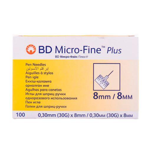 BD Micro-Fine™ Голки для шприц-ручки 30 G (0,30 x 8,0 мм)