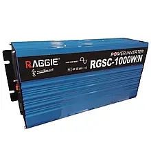Перетворювач напруги інвертор RAGGI RGSC 1000W 12 V із зарядним пристроєм із правильною чистою синусоїдою