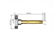 Корпус цанги газової лінзи серії Super (T3SSGL38 - 1.6mm; 2.4mm) до пальника T3FX серії ARC