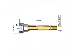 Корпус цанги газової лінзи серії Super (T3SSGL23 - 1.6mm; 2.4mm) до пальника T3FX серії ARC