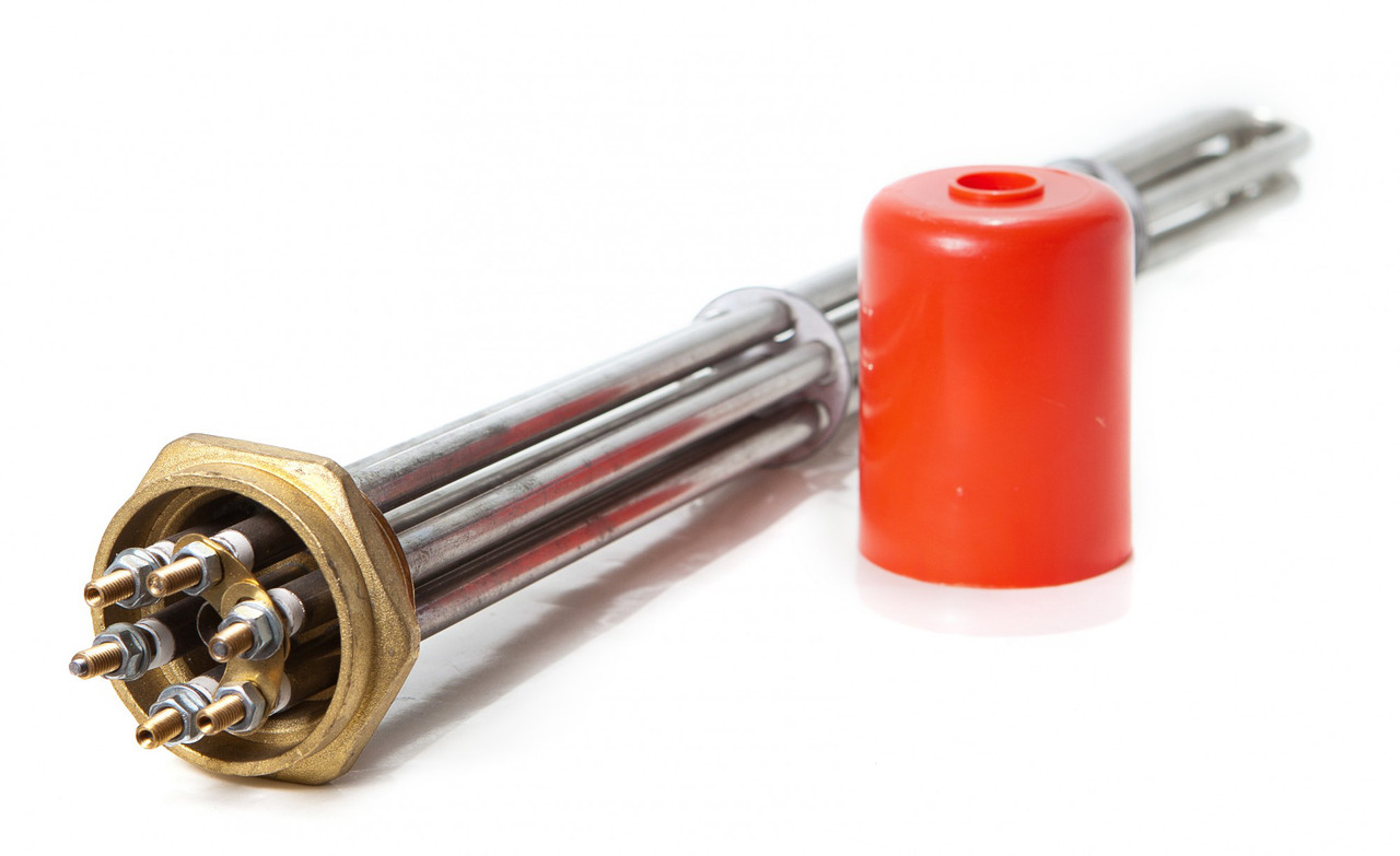 Блок тенів  7500Вт кріплення гайка латунна 1,5 "L = 370mm 220В Tenko