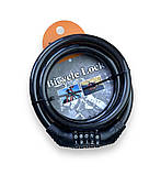 Замок кодовий велосипедний Masjie 12*1000, фото 2